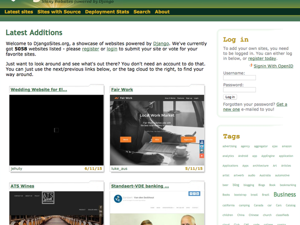 Django Sites, sito PJ presente!