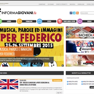 Informagiovani Ferrara è online con il nuovo sito